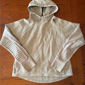 Puma Light Gray Hoodie women’s